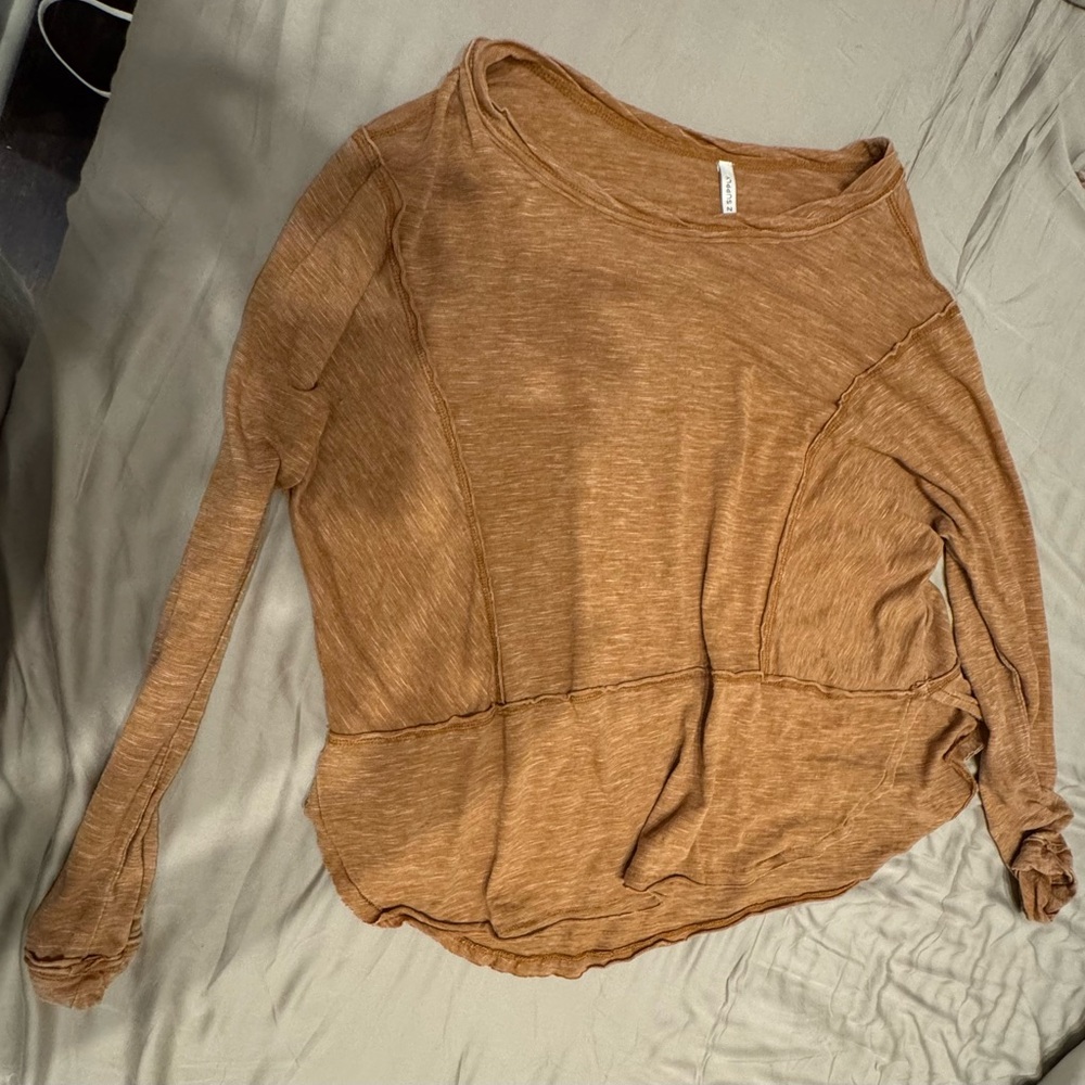 Z Supply Women's Burnt Orange Long sleeve